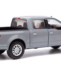 Ford F150 Limited Crew Cab Diecast Model Truck One Twenty Four Scale Abyss Gray with opening doors and detailed interior