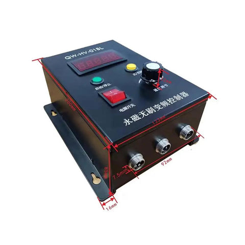 Brushless drive controller for 450W 220V permanent magnet synchronous DC motor for lathes and milling machines