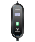 Front view of Level 2 220V Fast Charge EV Charger with Type 2 Connector, featuring display and controls, portable EVSE station.