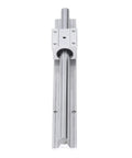 Two Pack 300mm Steel Linear Rail Guide With SBR16 Slider Block For CNC Machines And Automation Delivers Smooth Precise Motion And Heavy Duty Support For Industrial Grade Reliability.
