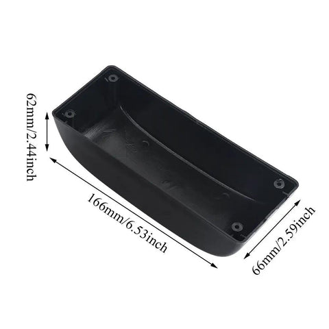 Kickass Heavy Duty Lithium Battery Controller Box For E Bike Conversion, black plastic, dimensions 166x66x62mm, for protection.