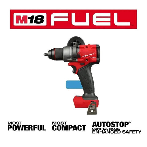 M18 1/2-Inch Cordless Drill Driver Bare Tool With Belt Clip And Side Handle All Metal Chuck Fastest Drive Under Load Pro Setup Beast Mode For Rough Use And Serious Grind Sessions showing product side view.