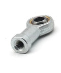 4 Pack 8Mm Female Metric Threaded Rod End Bearings Right Hand Ball Joints Heavy Duty Sealed Hardware Built Tough For Smooth Steering And No Sweat Linkage Repairs, close-up view of a shiny silver bearing.