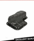 Heavy Duty Transmission Oil Pan Kit For Nissan Navara D40 and R51 Models 2005 Onwards With Premium Seals To Stop Leaks And Keep Fluid Clean For Smooth Shifting, black steel pan