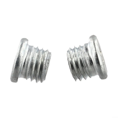 Heavy Duty Metal Transmission Grease Screws 2 Pack For HS75 HS80 HS85 HSA130R And HSA60 close-up view of stainless screws for sealing.