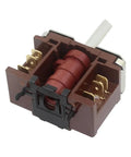 Pro-Grade High Precision Button Encoder With Smooth Rotation, shown in close-up, highlighting metal contacts and plastic casing.