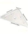 Heavy Duty Stainless Steel Flat And Corner Angle Brackets Set For Furniture Projects with dimensions 122mm by 83mm