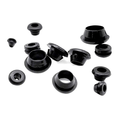 Heavy Duty Black Rubber Snap On Grommet Hole Plugs End Caps In 3mm To 50mm Sizes For Industrial Gear, Auto Parts, And High Pressure Systems That Seal Tight Like Nothing! black rubber snap-on hole plugs, assorted sizes