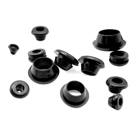Heavy Duty Black Rubber Snap On Grommet Hole Plugs And End Caps O Ring Assortment Kit For Sealing Pipelines Industrial Gear And Auto Systems, black rubber plugs