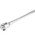 Long Handle 1/2 Inch Drive Ratchet for Pro Grade Heavy Duty Auto Repair and Shop Projects with Smooth 72 Tooth Head Reversible
