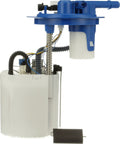 Built Tough Fuel Pump Module Assembly To Oe Standards With Zero Gas Gauge Drama And Lower Amperage Draw, featuring blue top component and heavy-duty housing.