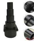 Shop Vac Adapter Step Reducer For Wet Dry Vacs, 2.5 inch to 1 inch, soft plastic versatile use for dust collection systems.