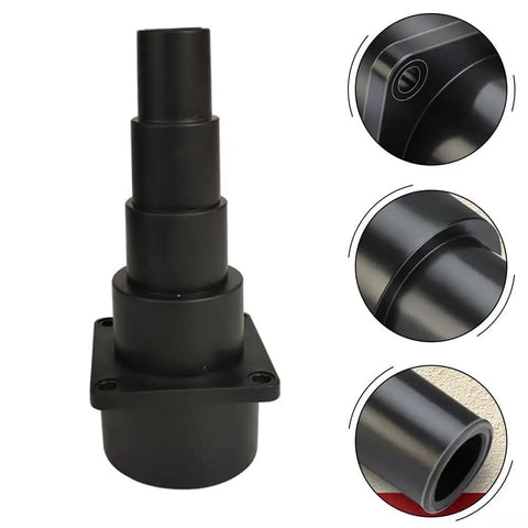 Shop Vac Adapter Step Reducer For Wet Dry Vacs, 2.5 inch to 1 inch, soft plastic versatile use for dust collection systems.