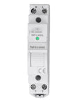 Hassle Free Smart Energy Meter With Instant WiFi App Control For Real Time Power Usage Tracking And Pool Pump Monitoring On Standard AC Outlet Wiring, compact design, white, features connect button.