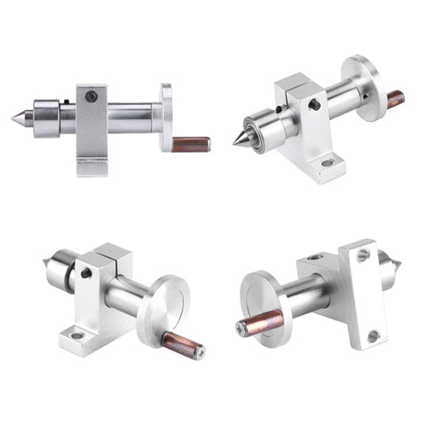 Heavy Duty Wood Lathe Live Center for Mini Lathe Machines, Dual Bearing Revolving Tailstock Center for Wood Turning Projects