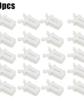 20 pieces of Plastic Trash Can Lock Self Locking Switch Catch Replacement for Touch Lid Bin Latch Clip, durable and easy to install.