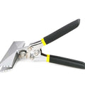 Sheet Metal Bending Pliers Hand Seamer with wide jaw 80mm straight 150mm ergonomic grip heavy duty steel for welding clamps