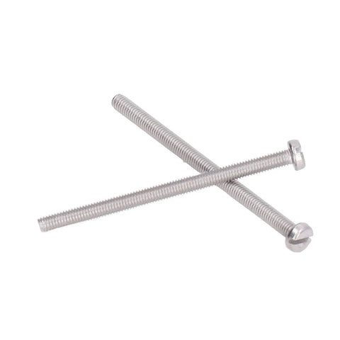Heavy Duty M3 Cheese Head Slotted Screws Crafted From Premium A2 70 Stainless Steel Fasteners for reliable home repairs.