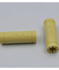 Solid Polymer LM8LUU Linear Bearing Bushing 8x15x45 Mm For 8 Mm Shafts, close-up view of plastic bearings, 2 pack