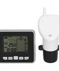 Liquid Level Gauge With Ultrasonic Sensors Digital Depth Monitor System With Real Time Display 0 To 15 Meter Range 0.03 Meter Resolution