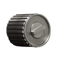 Low Noise No Fuss Bedroom Door Lock Universal Privacy Knob Handle with grooved metal design