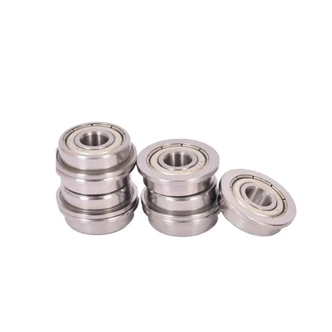 Miniature Flange Ball Bearings Set 50Pcs Shielded MF52ZZ MF62ZZ MF63ZZ MF74ZZ MF83ZZ MF84ZZ MF95ZZ To MF148ZZ in steel