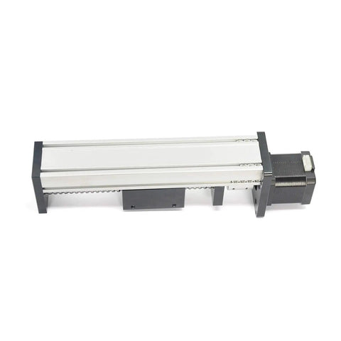 SFU1605 Square Linear Rail With Ballscrew Kit For CNC Router X Y Z Axis Actuator NEMA17 Compatible 0 To 55N Motor 100mm Stroke, side view
