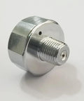 1 Inch Pressure Gauge Mini Micro Manometer 1 By 8NPT For Paintball PCP Airsoft Mountaineering And Diving 1500psi Silver Finish