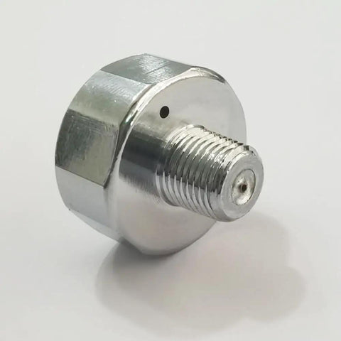 1 Inch Pressure Gauge Mini Micro Manometer 1 By 8NPT For Paintball PCP Airsoft Mountaineering And Diving 1500psi Silver Finish