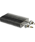 Close-up of Heavy Duty Stainless Steel Finned Heating Element With Install Plate Top Shelf Build Rock Solid Design Delivers Screaming Fast Heat For Electric Oven Baking And Shop Gear 1100W 500Mm.