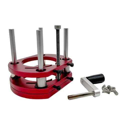 Built Like A Tank Premium Aluminum Router Lift For Table Mount With Rust Resistant Stainless Steel Body and Pain Free Install, 64-66mm trimmer fit.