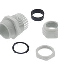Half Inch NPT Strain Relief Nylon Cord Grip Waterproof Cable Gland 10 Pack Adjustable Wire Cord Grip Connector Junction Box IP68 White 8 To 14 Mm Range CE ROHS Listed nylon cable gland parts