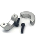 This Badass Aluminum Alloy Fixed Locking Limit Ring Double Split Shaft Collar Fit 6 To 20mm With Screws Good Rig Keep Tight Under Low Axial Loads No Cap Super Durable Runs Smooth As Hell For Work Today At The Shop, silver split collar