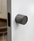 Bedroom Door Lock Universal Silent Knob With Hidden Key Handle on modern interior door