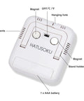 All In One Digital Thermometer And Hygrometer With Comfort Face Display For Home Health White No Fuss Unit With Stand Or Wall Hanging Magnetic Back Easy Read Temperature And Humidity Ideal For Infectious Disease And Heat Stroke Prevention, white plastic back
