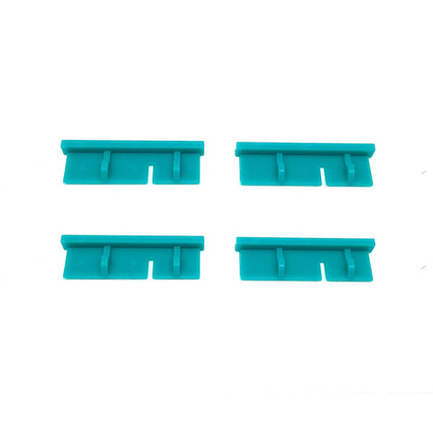 Blue retention clips from OBD II 16 Pin Female Connector Socket Kit For J1962 OBD2 Car Adapter Replacement Wire Plug Shell