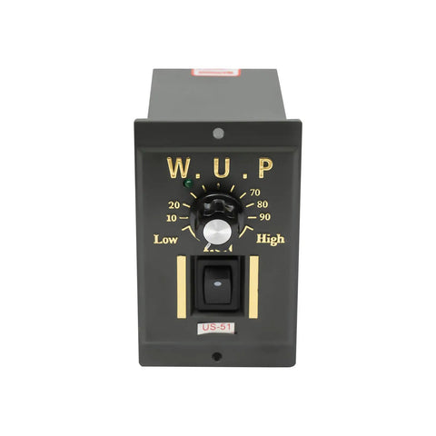 Front view of WUP variable speed governor for Beefed Up Gear Reducer Motor 120W 30KV 110V AC Single Phase High Torque Gear Motor