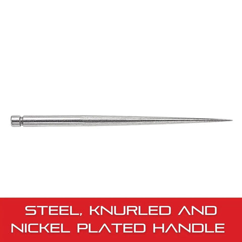 Replacement Point For 70A Scriber With Knurled Nickel Plated Handle, Durable Steel Build, Two And Three Eighths Inch Point Length