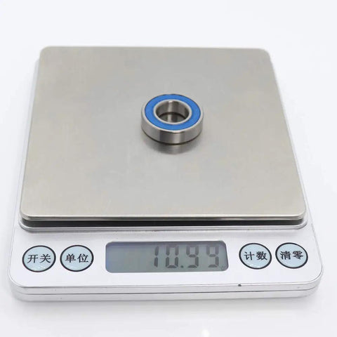 12x24x6mm Chrome Steel Cartridge Bearings Beefed Up With Grease And Sealed With Double Lip Labyrinth Seal Full Complement Balls 4 Pack For Bike Hub Pivots Heavy Duty Load Capacity Smooth Reliable Rotation on scale