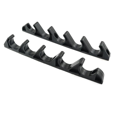 4 Pack Nylon 5 Position Adjustable Recliner Brackets for Patio Outdoor Lawn Furniture Back Height Adjuster Clips