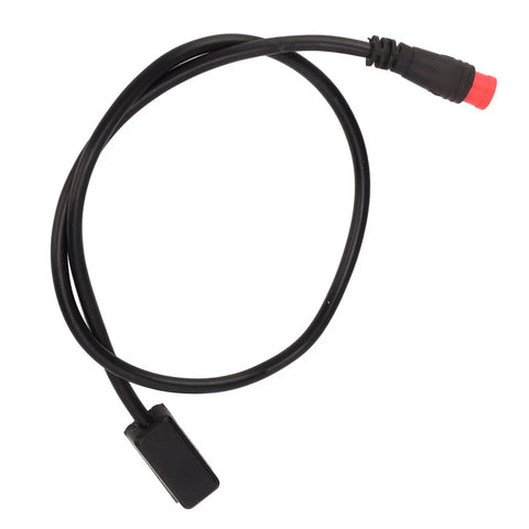 Hydraulic Brake Sensor Replacement Kit With Sealed Joint For Disc, V, And Roller Brakes, No Brainer Install, Lightweight Cable, Electric Brake Sensor That Cuts Power While Braking, Includes Male Connector, black cable