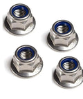 Beefed Up Aluminum 12mm Hex Wheel Hubs With Axle Pins And Nuts Replacement 1654 - M4 locknuts for 1/10 RC models