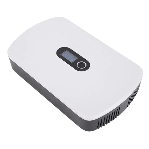 Portable Ups Battery Backup 10400 Mah With Lcd Screen For Routers Modems And Network Gear, compact dual output device.