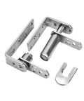 Pivot Door Hinges for Wooden Doors with 360 Degree Rotation Full Circle Swing Hardware Set Includes All Mounting Parts