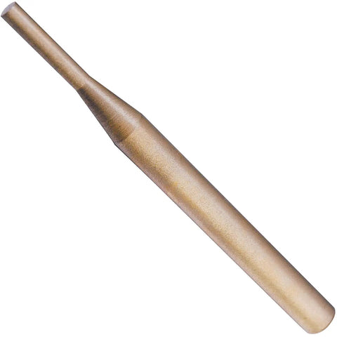 Non Sparking Non Magnetic Pin Punch Striking Tool Built Tough From Aluminum Bronze, 6 Inch Length With Three Sixteenth Inch Head