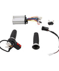 350W Brushless Motor Controller Kit with Anti Slip Throttle Grip and Ignition Key Switch Lock for Electric Bikes Upgrade