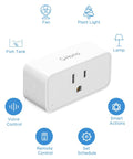 Heavy Duty Mini Smart Plug 4 Pack with Alexa Voice Control, Timer, Child Lock, Vacation Mode, Remote Access, 2.4GHz WiFi Only