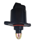 Direct Swap Idle Speed Control Valve And Throttle Stepper Motor for smooth engine idling in black with a metallic tip.