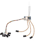 FS-i6X 10CH 2.4GHz RC Transmitter Remote Controller With FS-X6B Receiver featuring exposed wiring for drones, planes, helis.