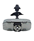 Door Hinge Set For Toyota Land Cruiser Prado 2010 To 2018 front view with adjustable door limiter and soft close check strap